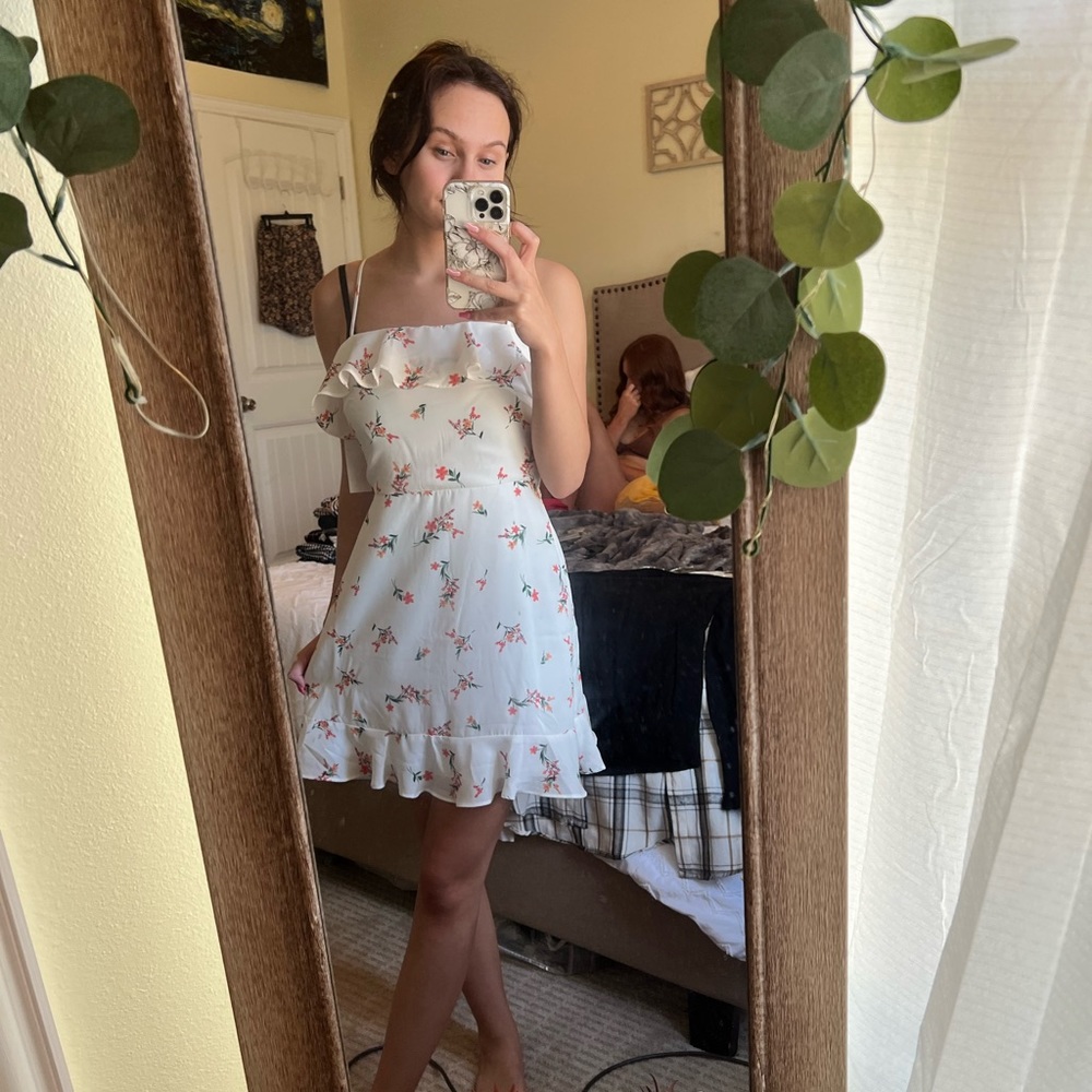 White spring dress!